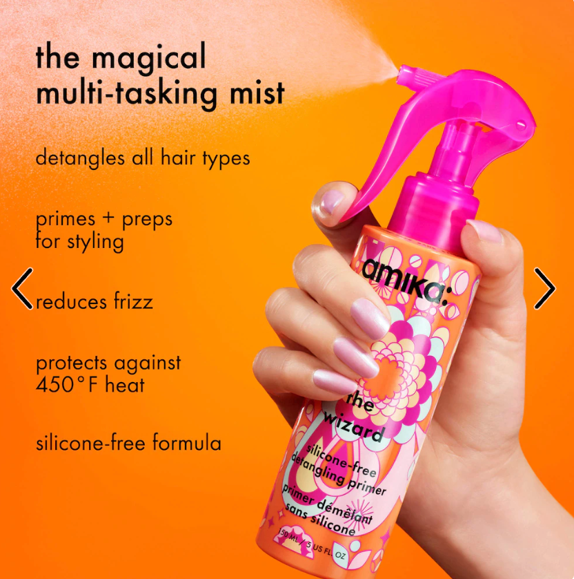 amika  The Wizard Detangling Hair Primer - 5 oz / 150 mL