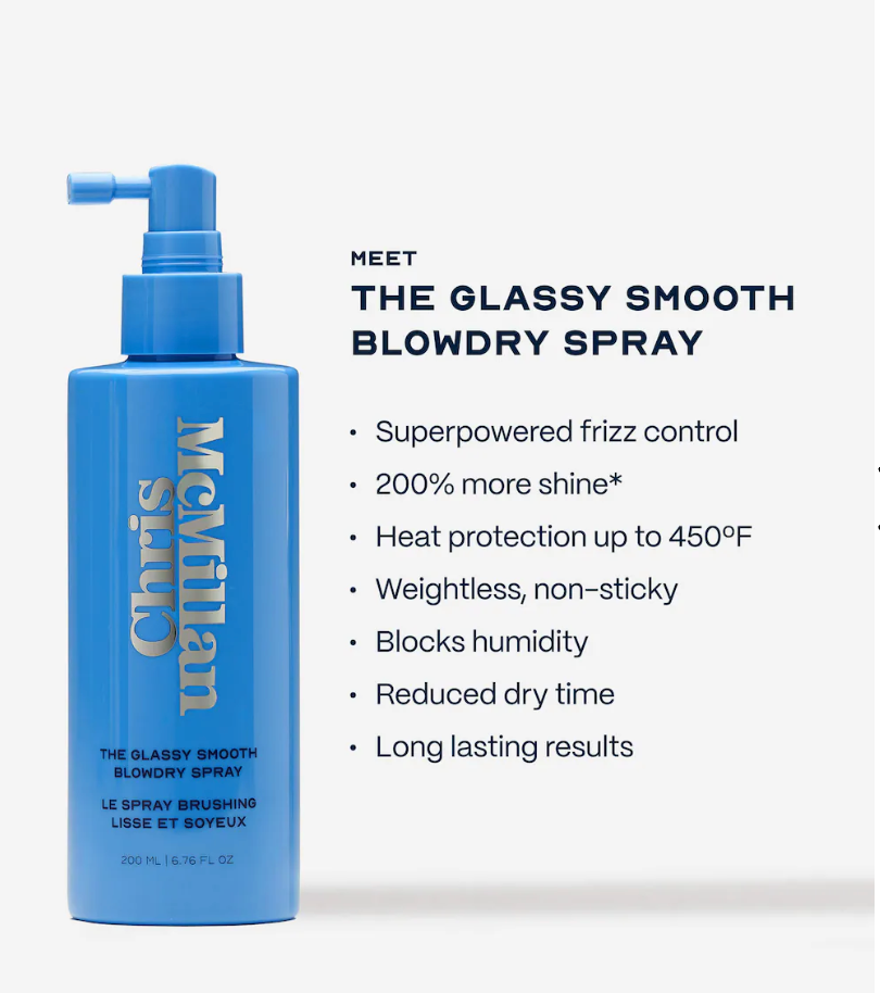 Chris McMillan  The Glassy Smooth Blowdry Spray for Frizz - 1.7 oz/50 ml