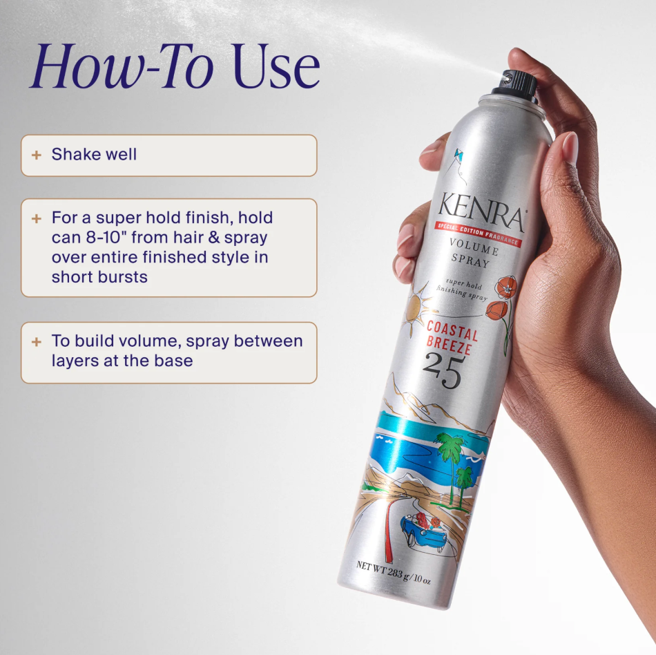 Kenra Volume Spray 25 Coastal Breeze - 10 oz / 283g