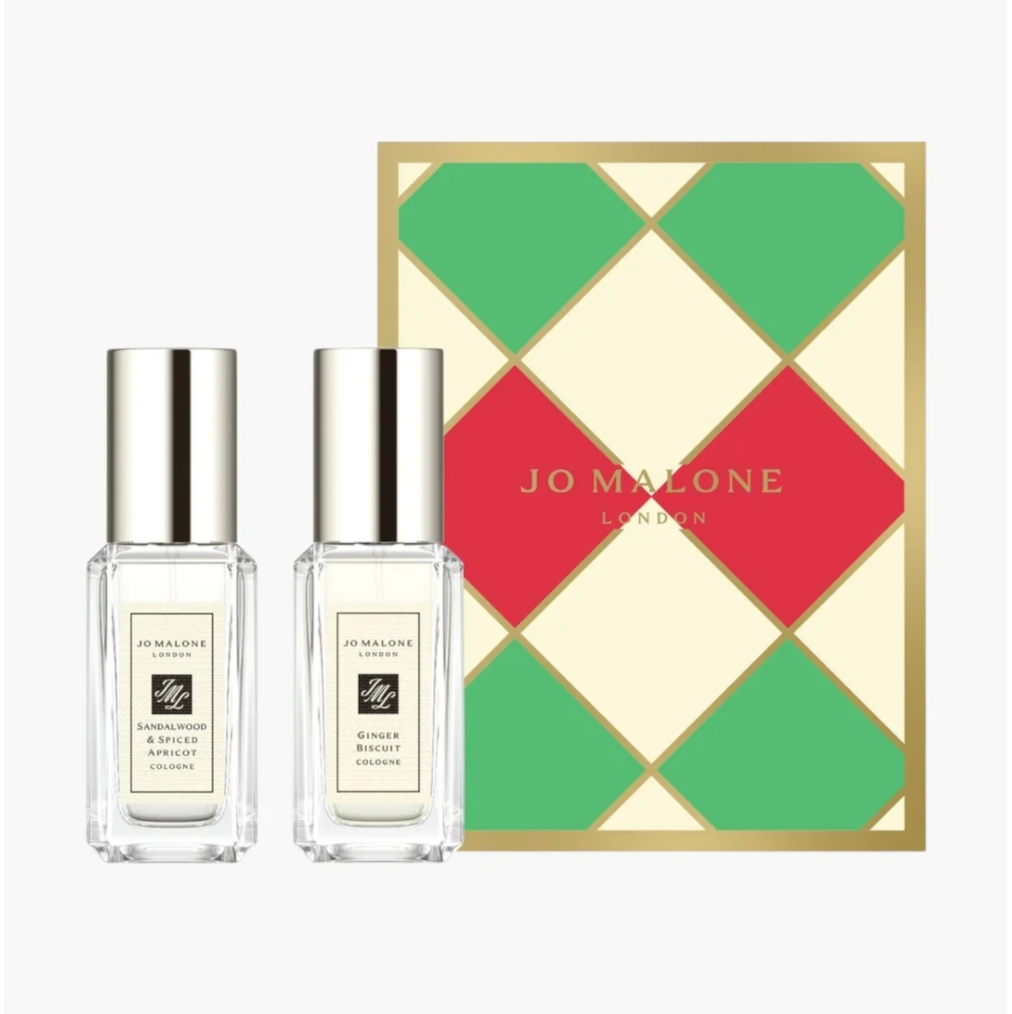 JO MALONE Mini Ginger Biscuit + Sandalwood & Spiced Apricot Cologne Duo Gift Set