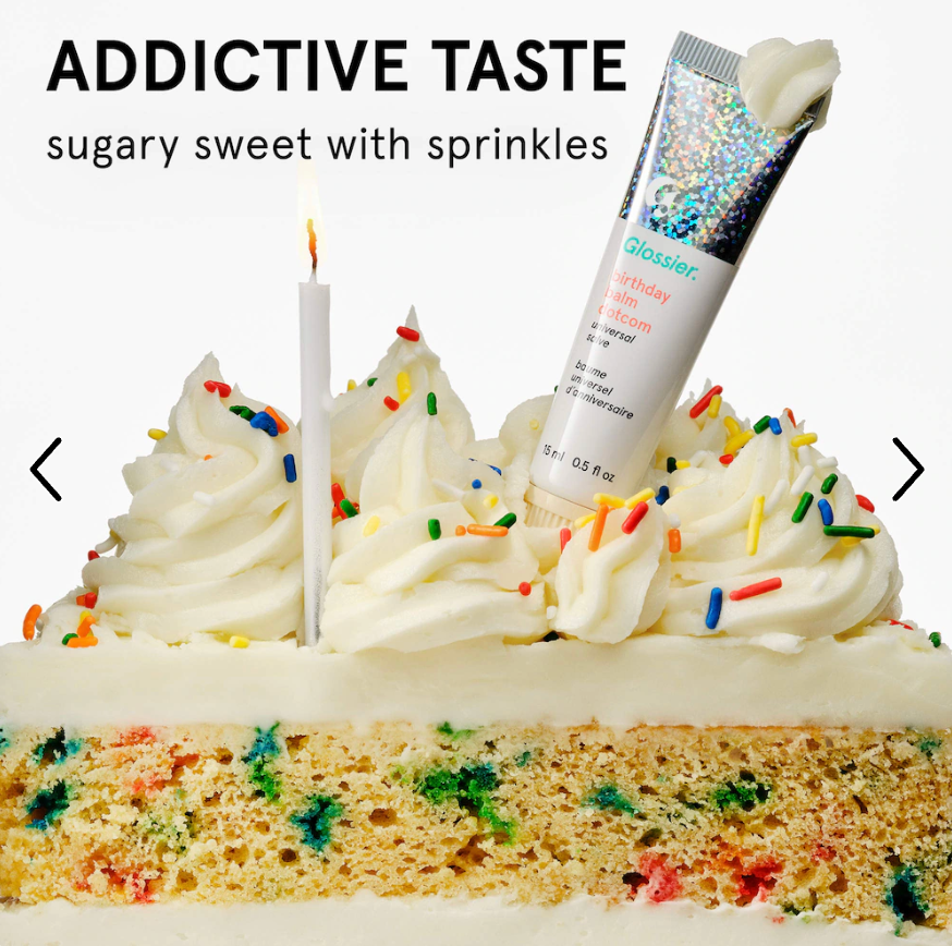 Glossier Balm Dotcom Lip Balm and Skin Salve - Birthday (no Box)