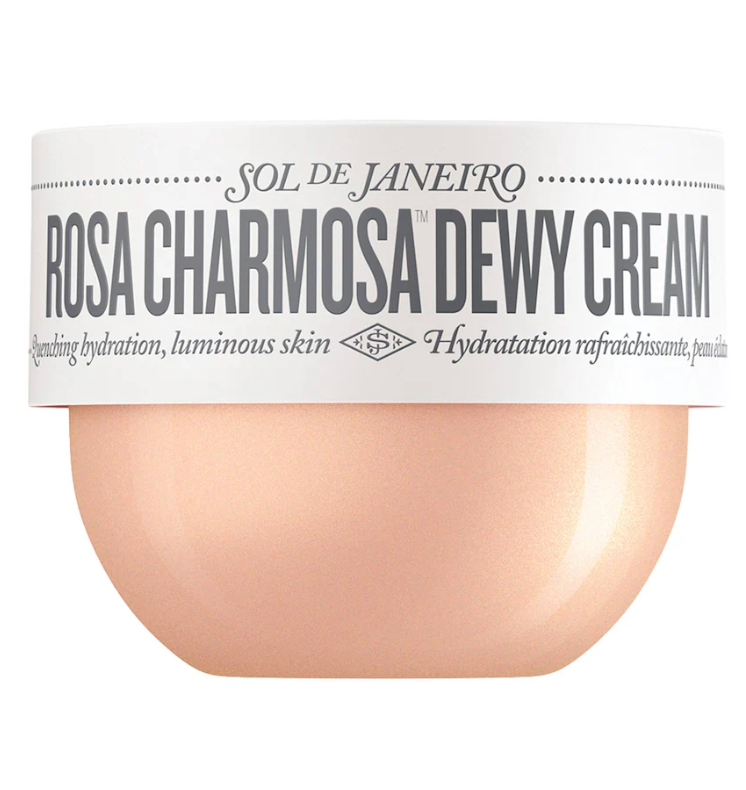 Mini Rosa Charmosa Dewy Body Cream with Rosewater + Crystal Peptides - 25 mL