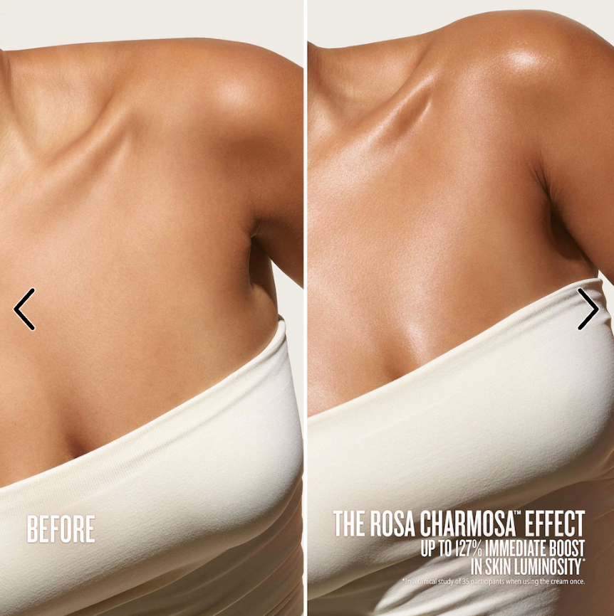 Mini Rosa Charmosa Dewy Body Cream with Rosewater + Crystal Peptides - 25 mL