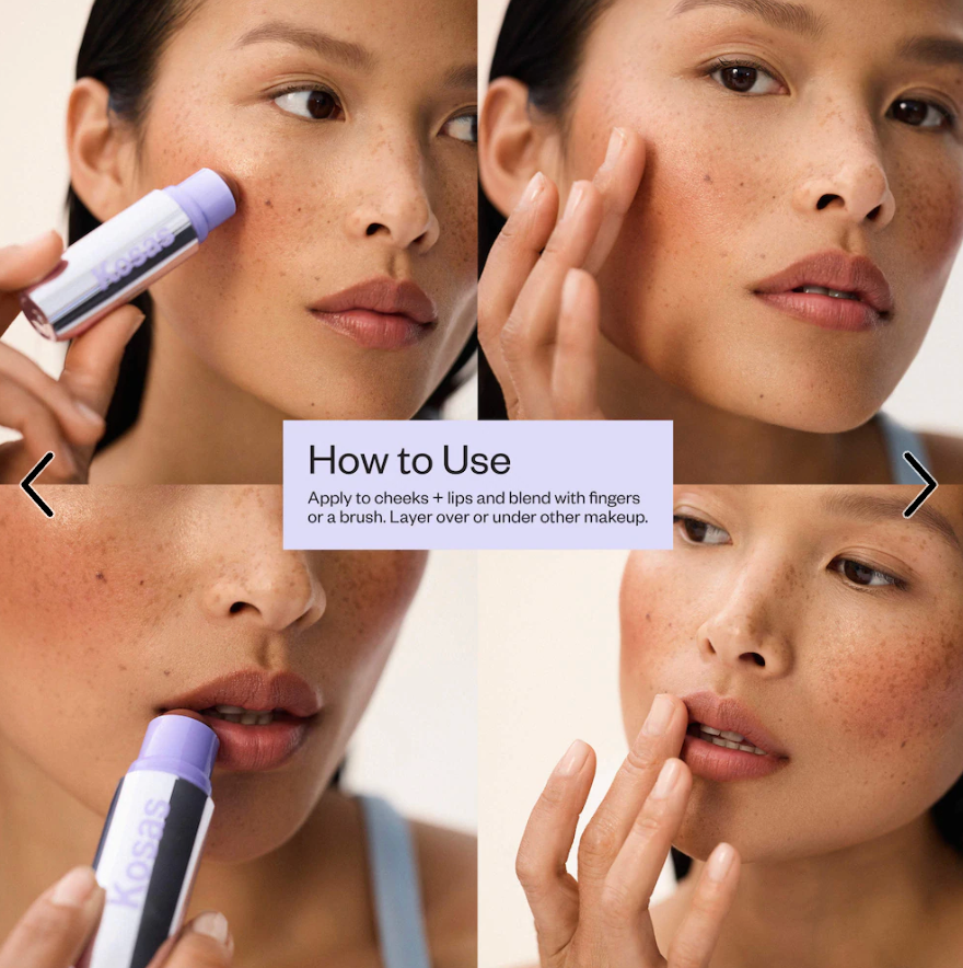 Kosas  Impressionist Multistick Cream Blush Stick + Lip Color