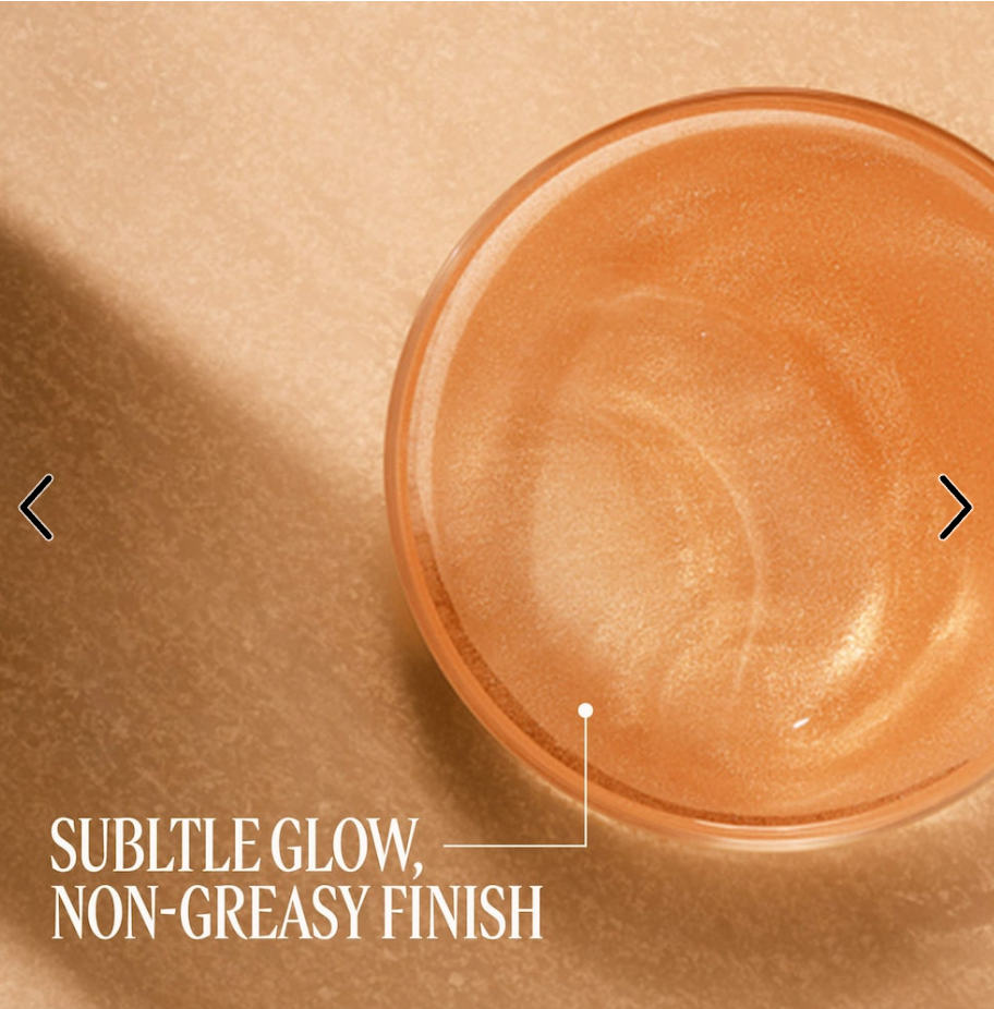 Instant Golden Glow with Almond Shimmering Body Oil by L - 3.3 oz/100 mL
