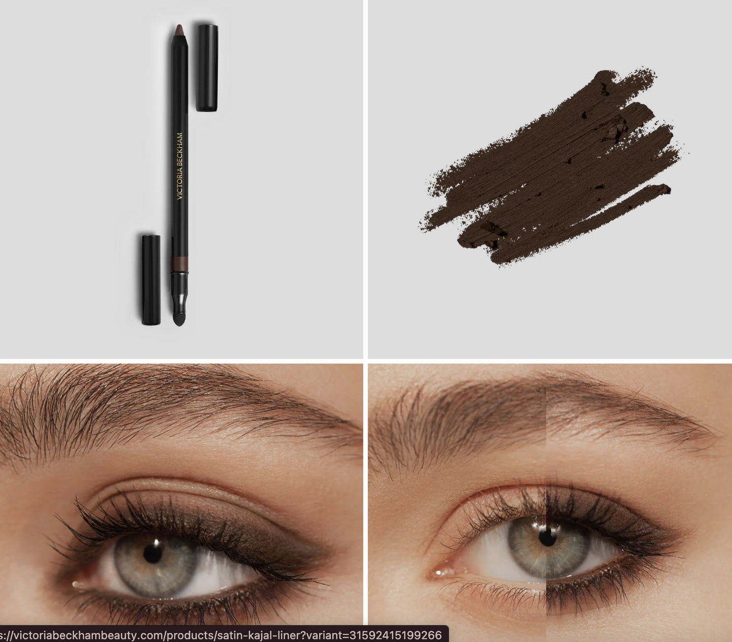 Victoria Beckham Beauty Satin Kajal Liner Longwear Waterproof Eyeliner