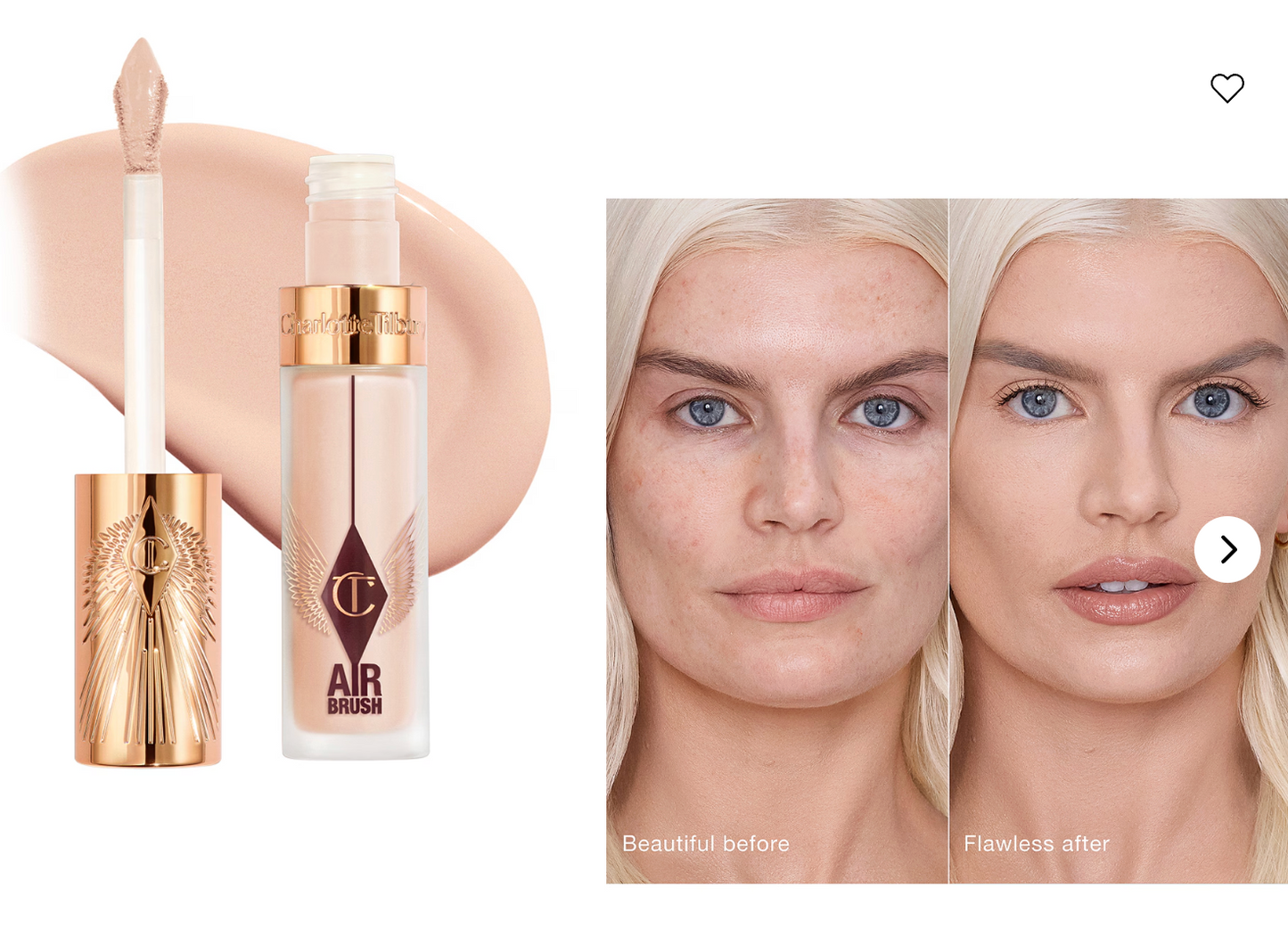 Charlotte Tilbury  Airbrush Flawless Crease-Proof Long-Wear Blur Concealer