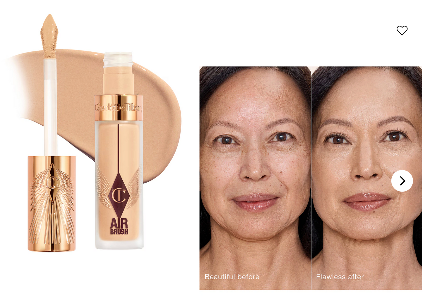 Charlotte Tilbury  Airbrush Flawless Crease-Proof Long-Wear Blur Concealer