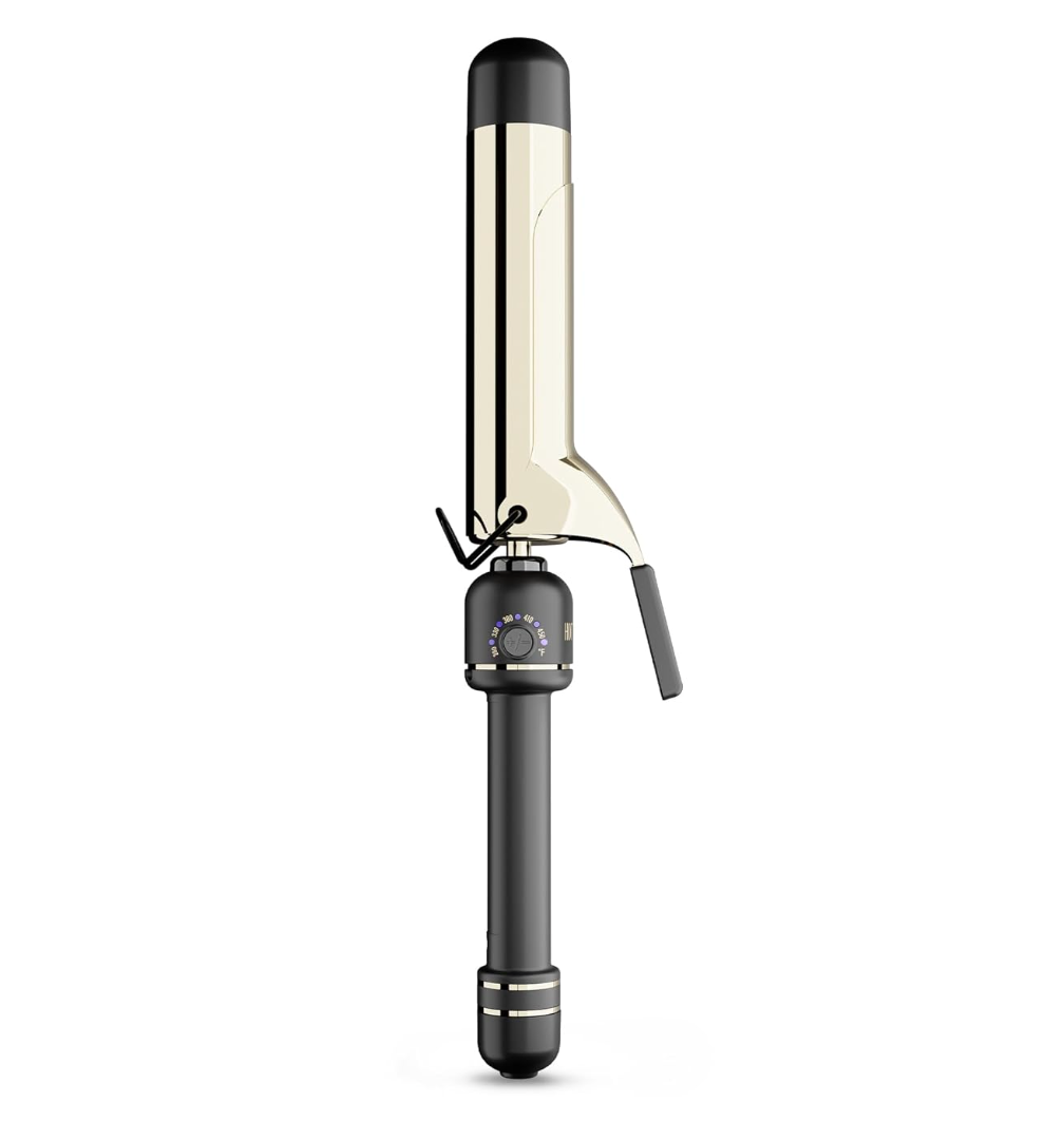 Hot Tools Professional Extended Barrel Curling Iron for Defined Curls  - 24K Gold surface