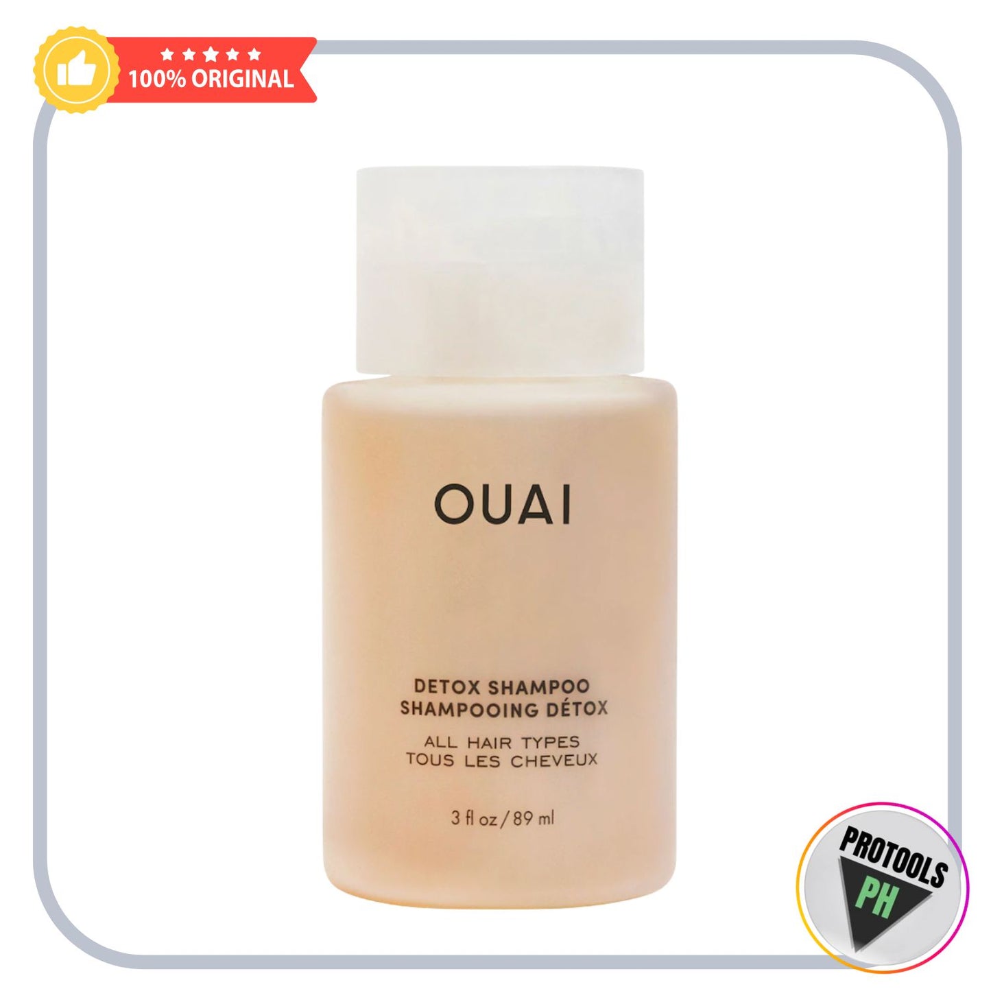 OUAI Detox Clarifying Shampoo with Apple Cider Vinegar - 10 oz/ 300 mL