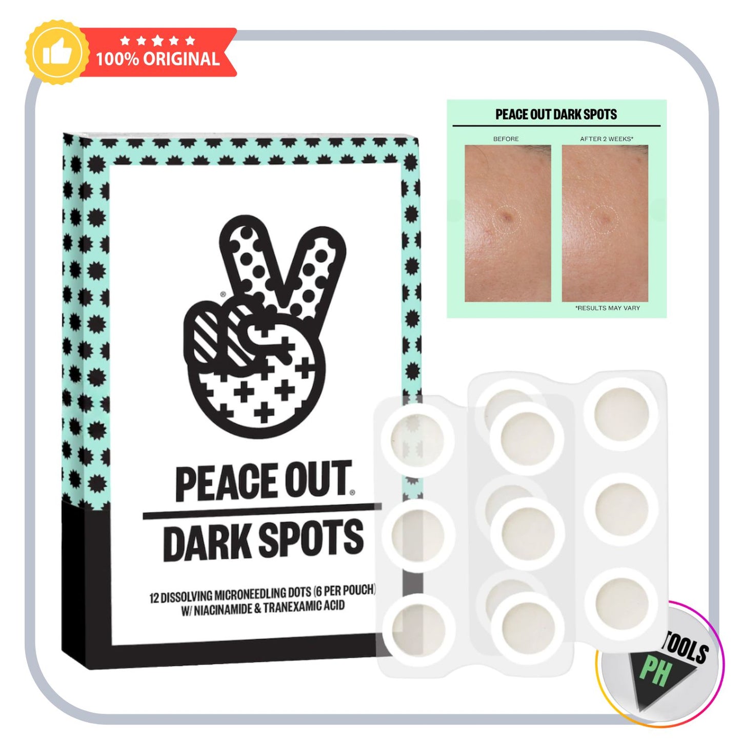 Peace Out Microneedling Dark Spot Brightening Dots