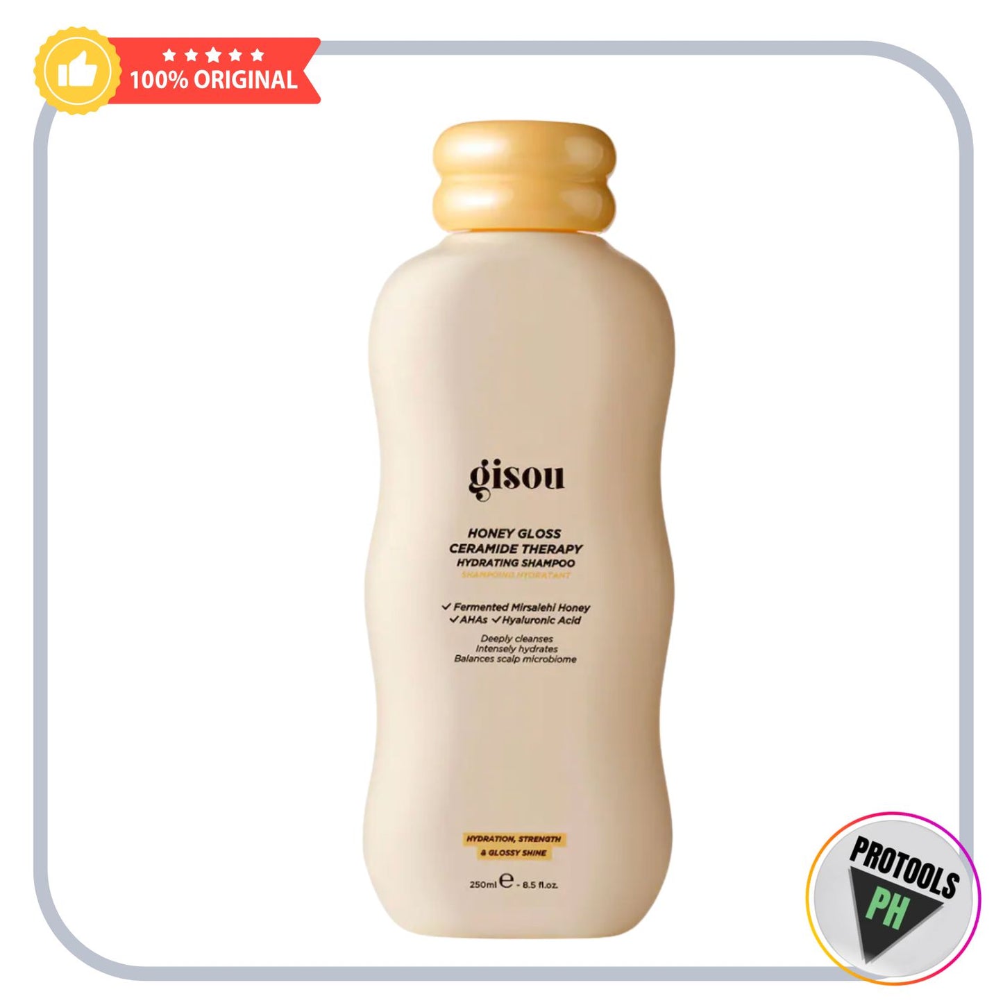 Gisou  Honey Gloss Ceramide Therapy Hydrating Shampoo - 8.5 fl oz/250 ml