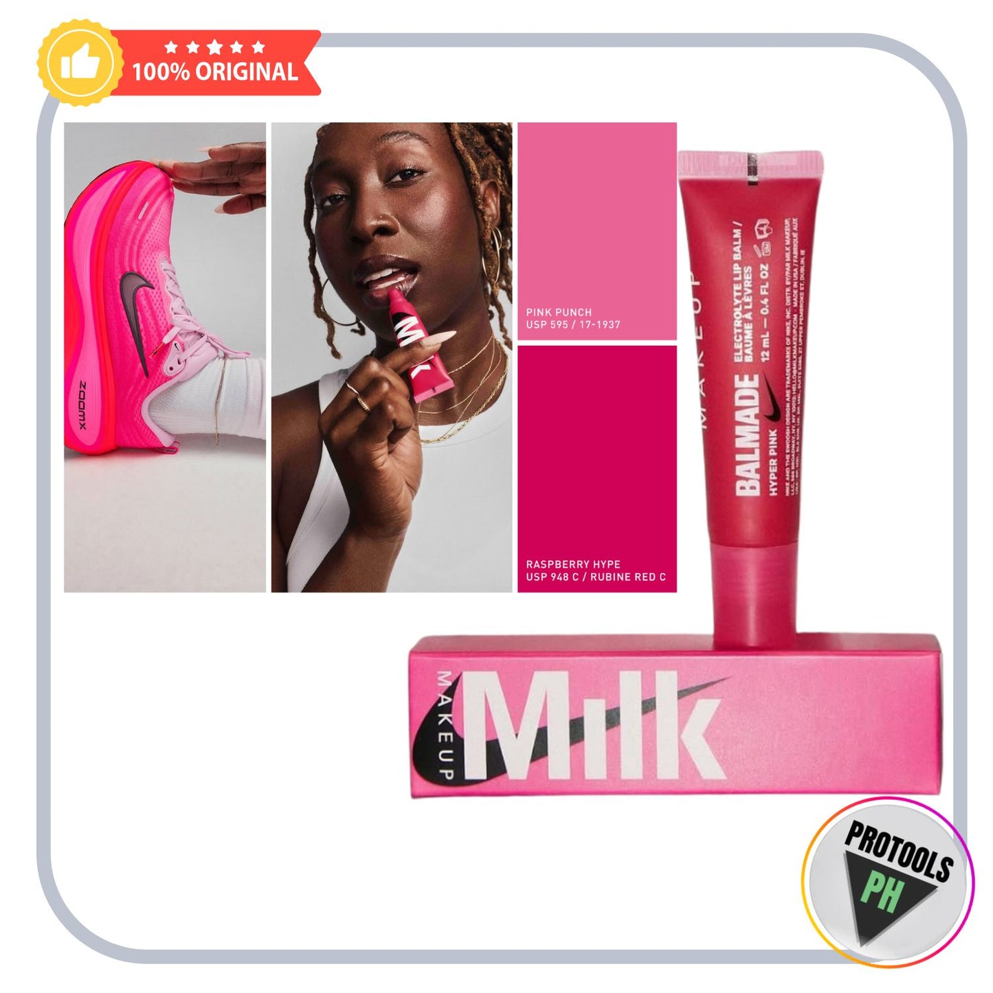 MILK MAKEUP X NIKE Balmade Hydrating Tinted Lip Balm with Electrolytes - 12mL