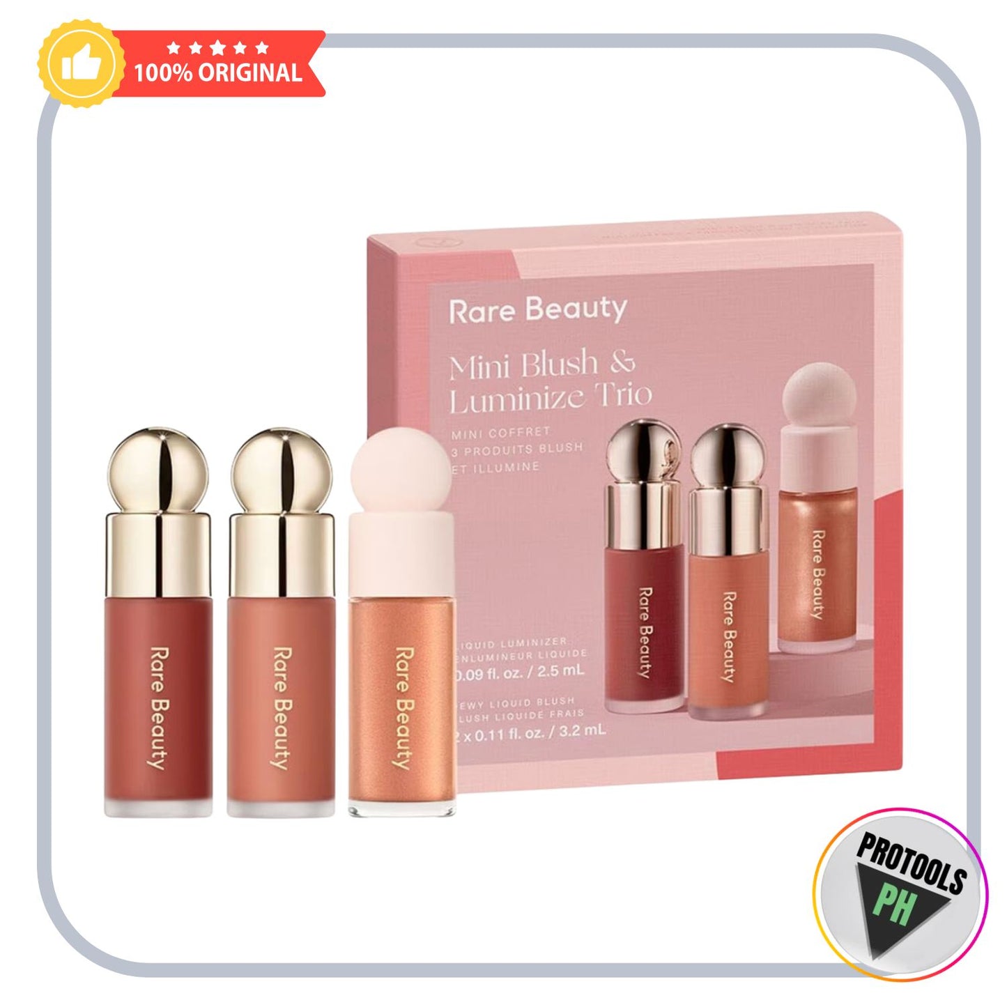 Rare Beauty by Selena Gomez Mini Blush and Luminize Trio