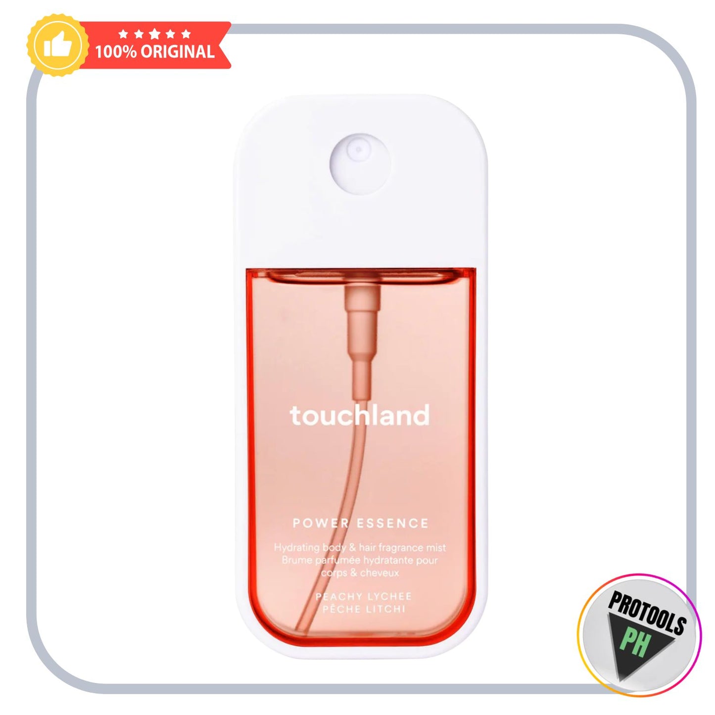 Touchland  Peachy Lychee Power Essence Body & Hair Fragrance Mist