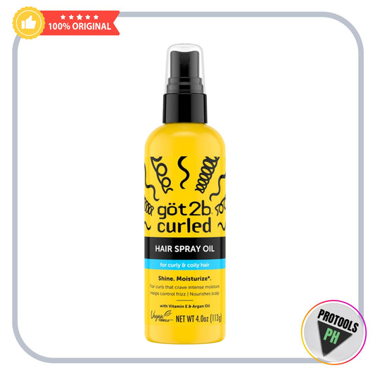 Got2b Curled Hair Spray Oil, 4oz
