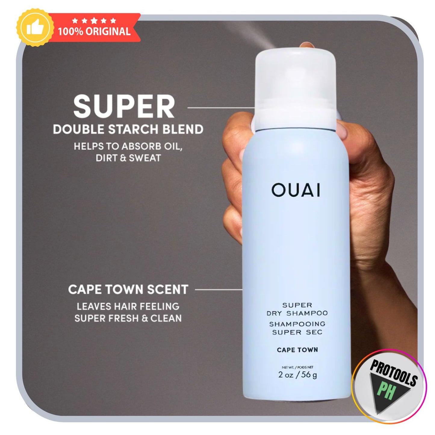 OUAI Mini Cape Town Super Invisible Dry Shampoo - 2 oz/56 g