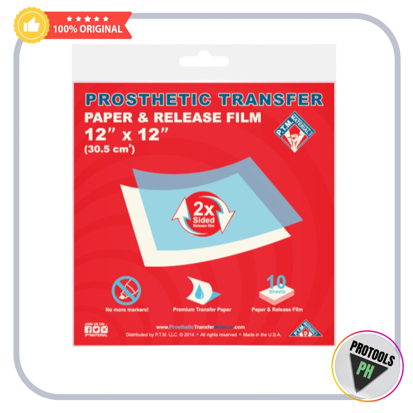 Prosthetic Transfer Paper & Release Film ( see sizes inside )