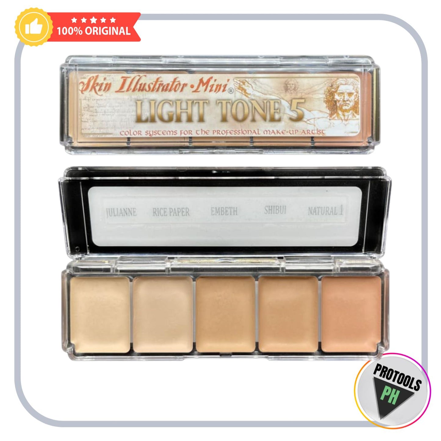 Skin illustrator Mini Light Tone 5 Palette