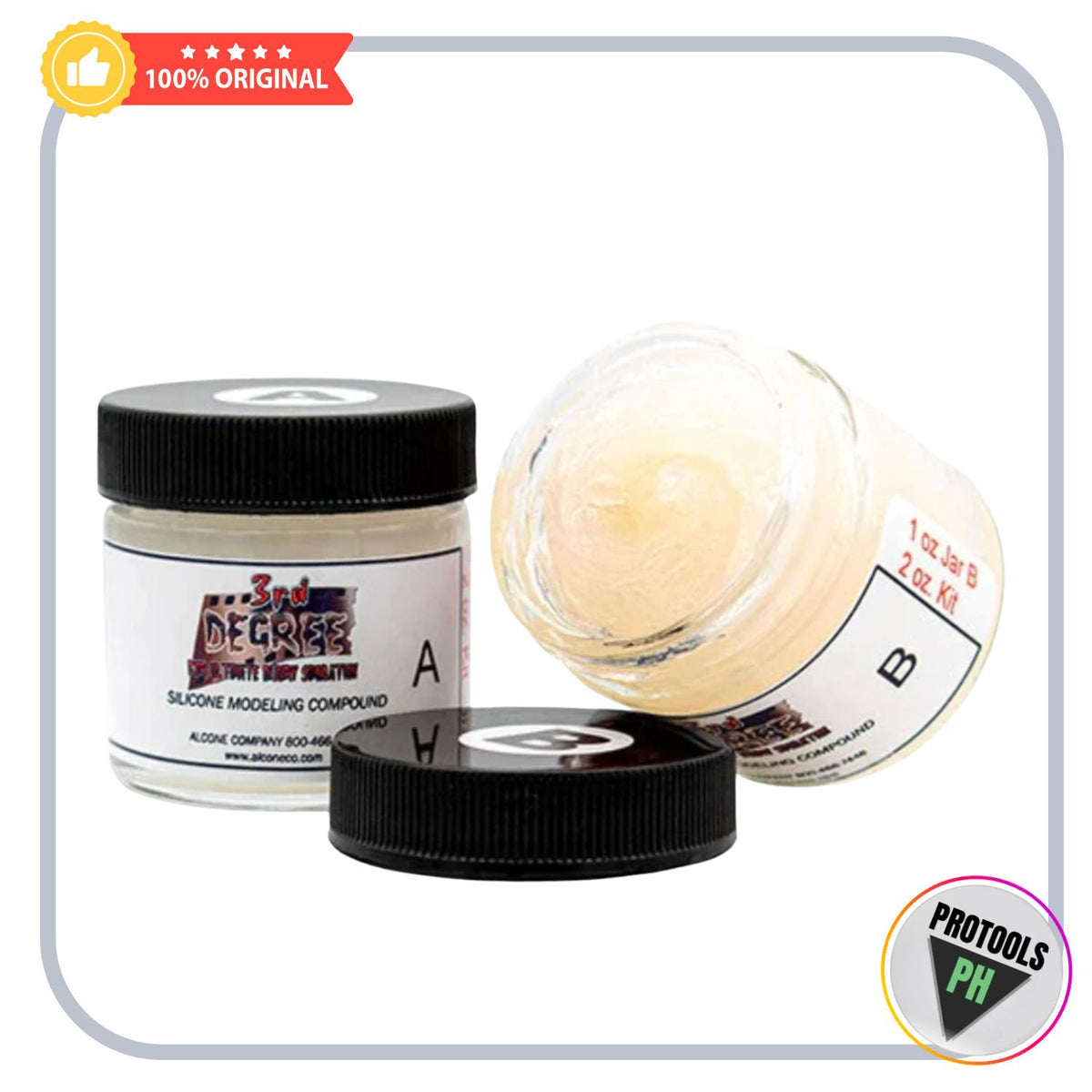 3rd Degree – Kit, Silicone Modeling Compound 2oz - Light