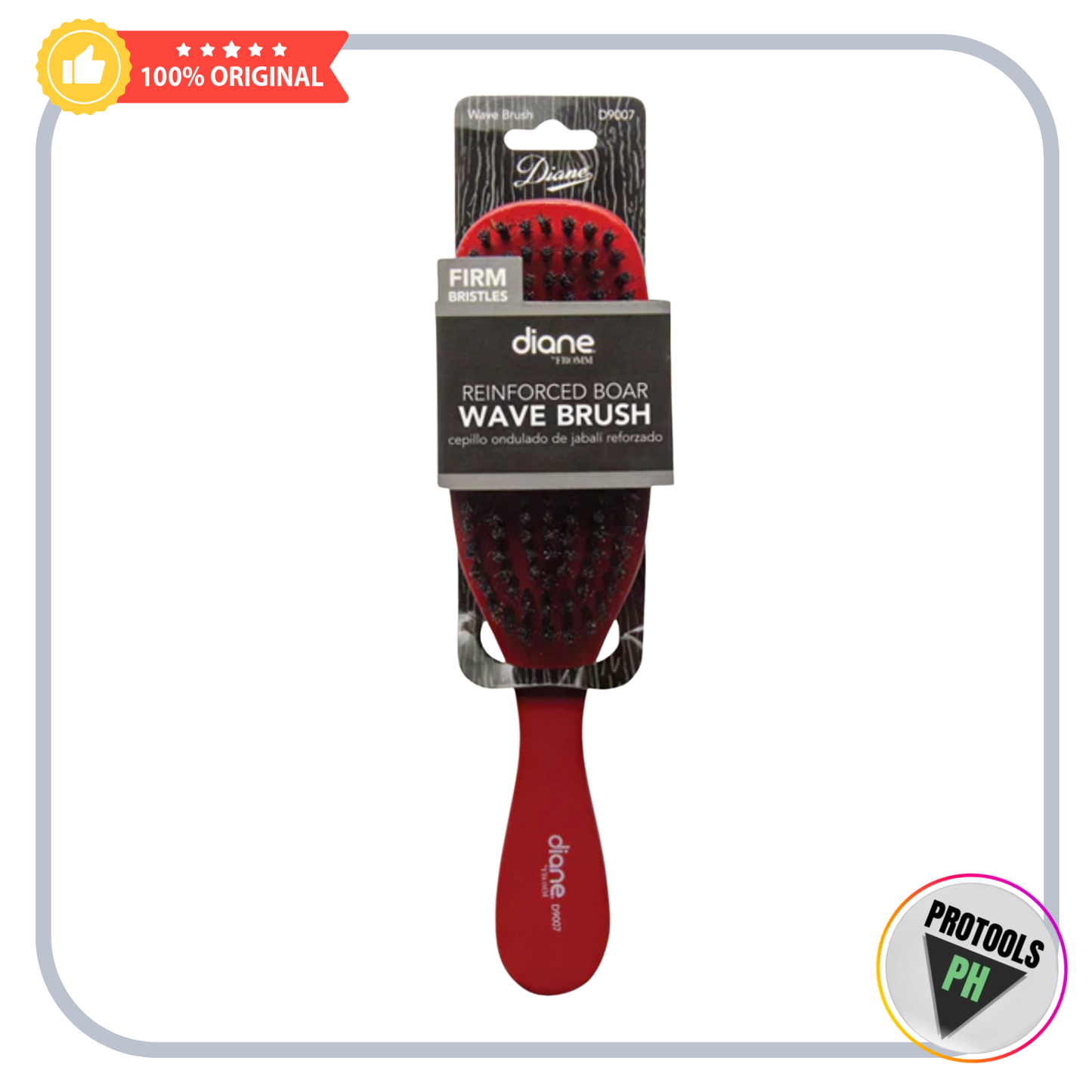 Diane Reinforced Boar Wave Brush
