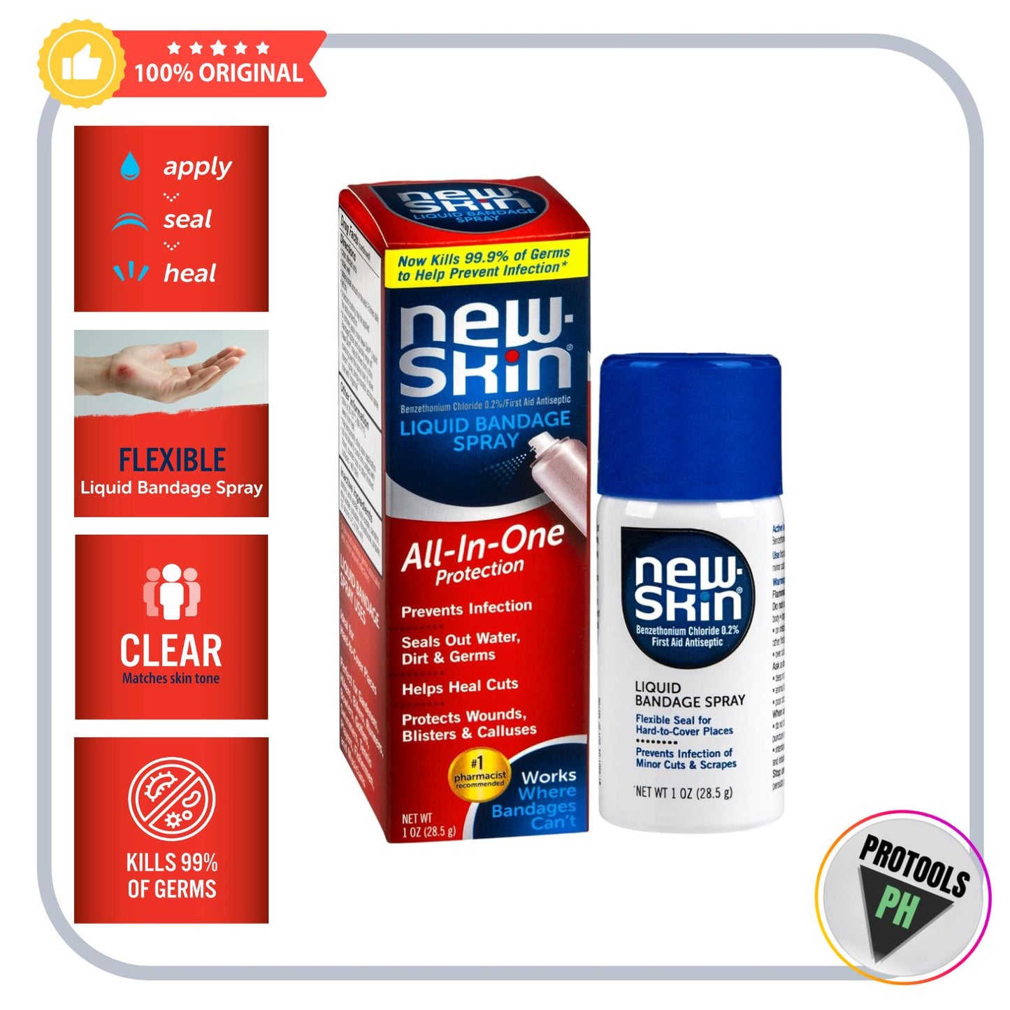 New-Skin Liquid Bandage Spray, 1 Ounce
