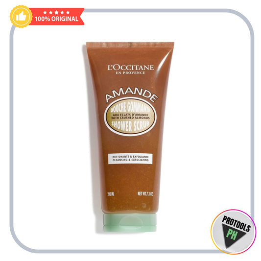 L’Occitane Almond Shower Scrub, 2-In-1 Exfoliating Body Wash with Nourishin Oil