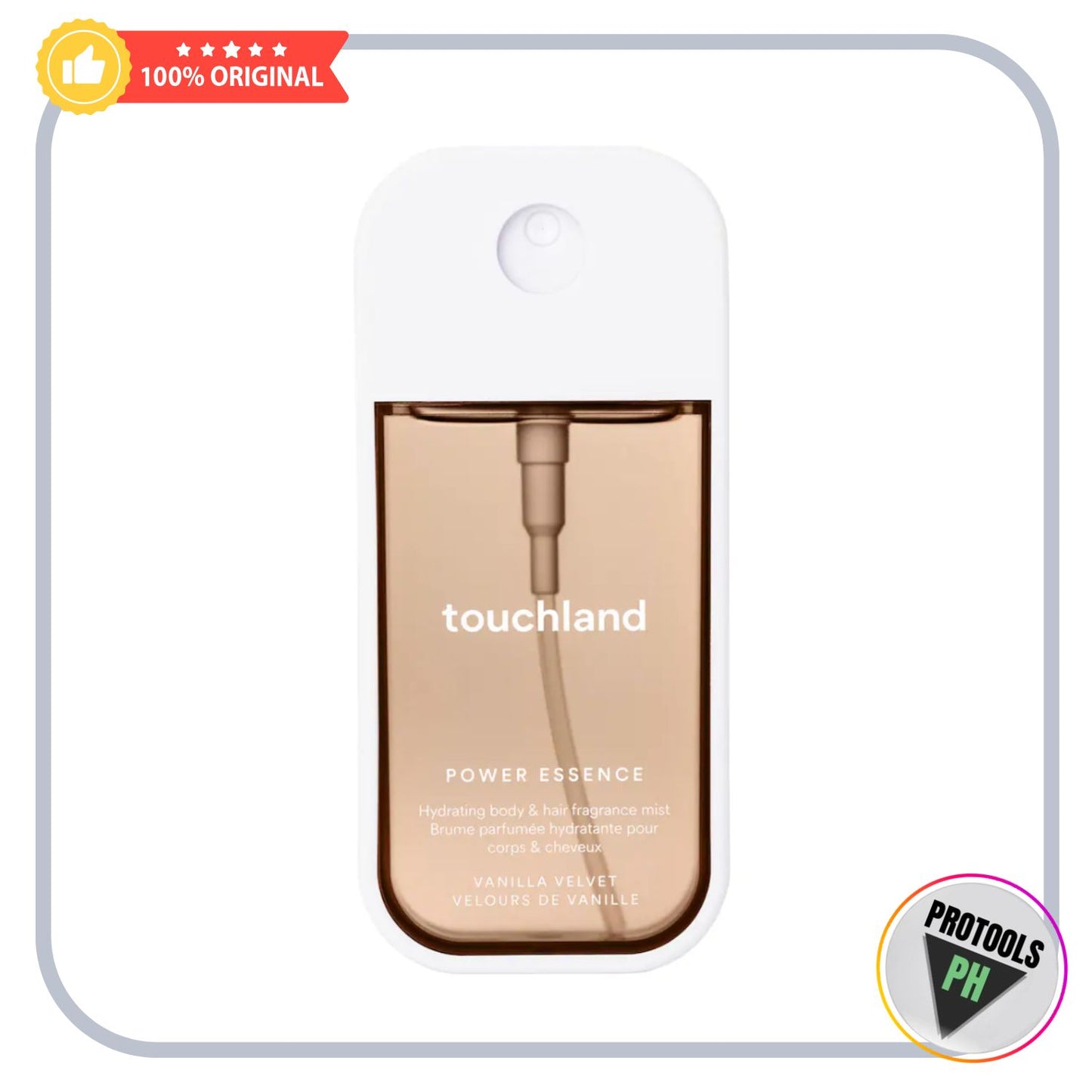 Touchland  Vanilla Velvet Power Essence Body & Hair Fragrance Mist