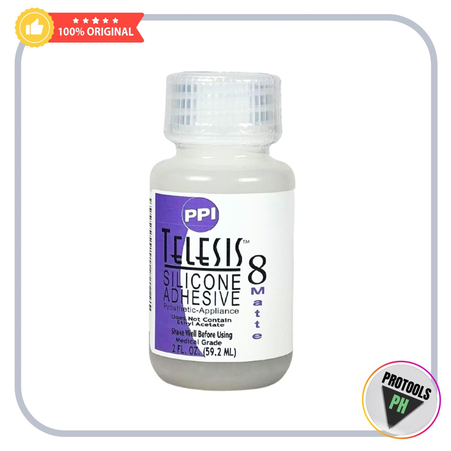 Telesis 8 Matte Lace Silicone Adhesive 2 oz / 59.2 mL