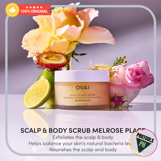 OUAI Scalp &amp; Body Scrub Travel Size, Melrose Place - 3.4 oz