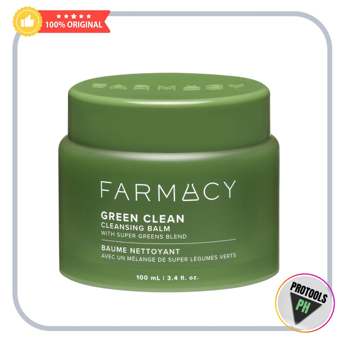 Farmacy  Green Clean Makeup Removing Cleansing Balm - 3.4 oz / 100 mL