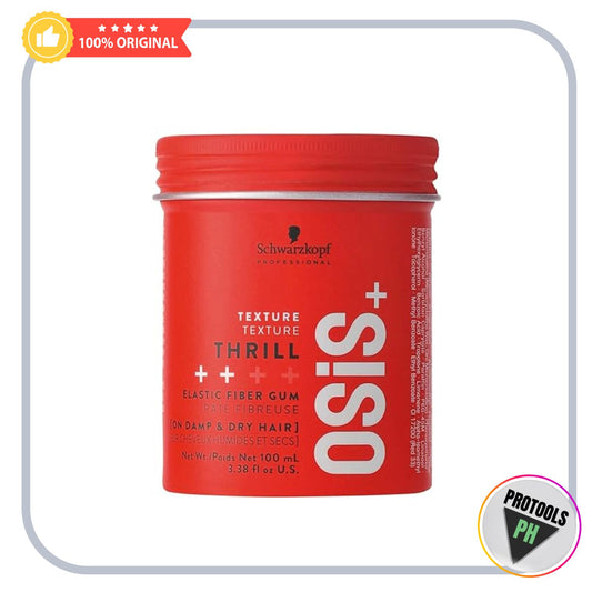 OSiS+ Thrill Fibre Gum – Medium Hold Flexible Style Control, 3.38 Oz