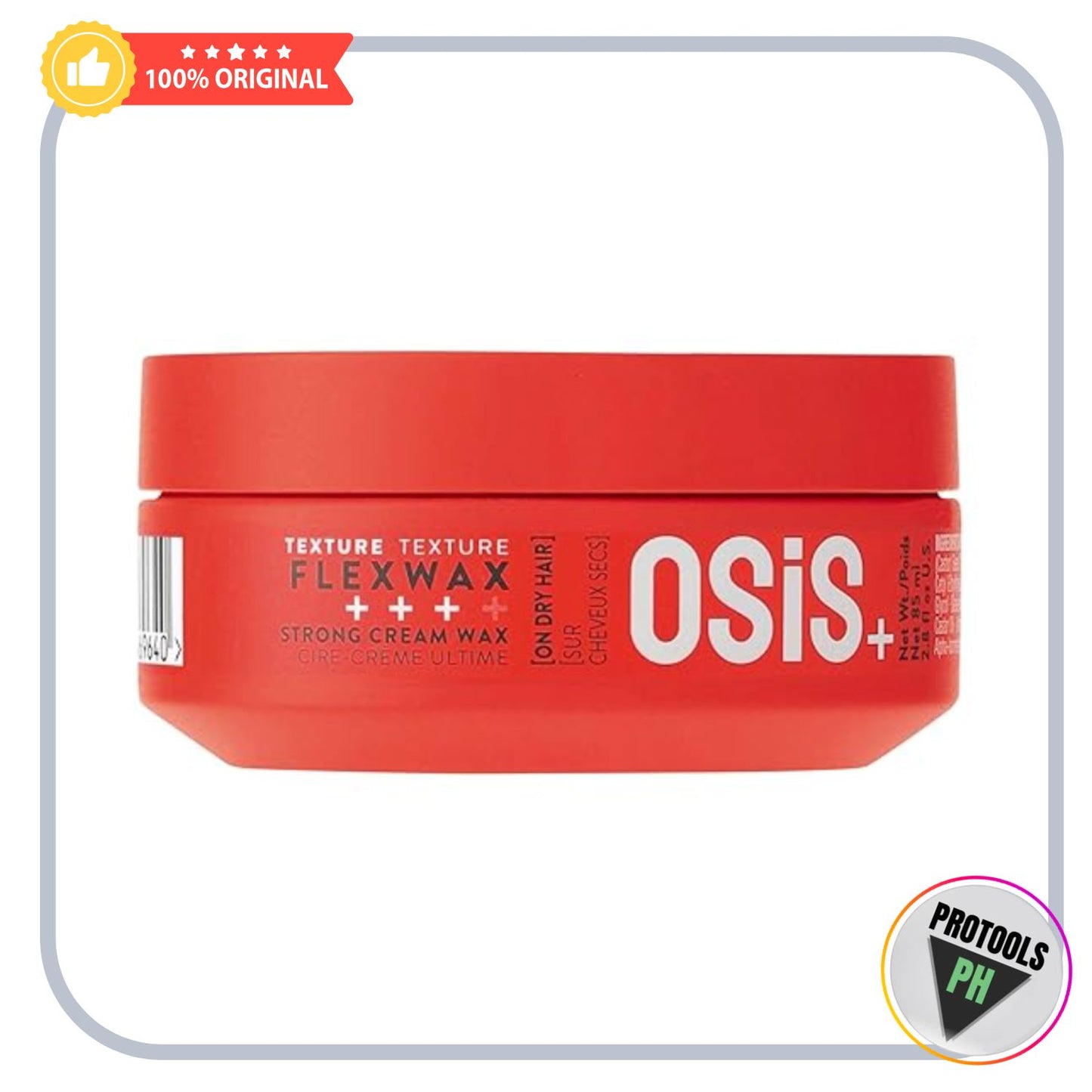 OSiS+ Flexwax - Ultra Strong Cream Wax for Creative Styling & Natural Shine