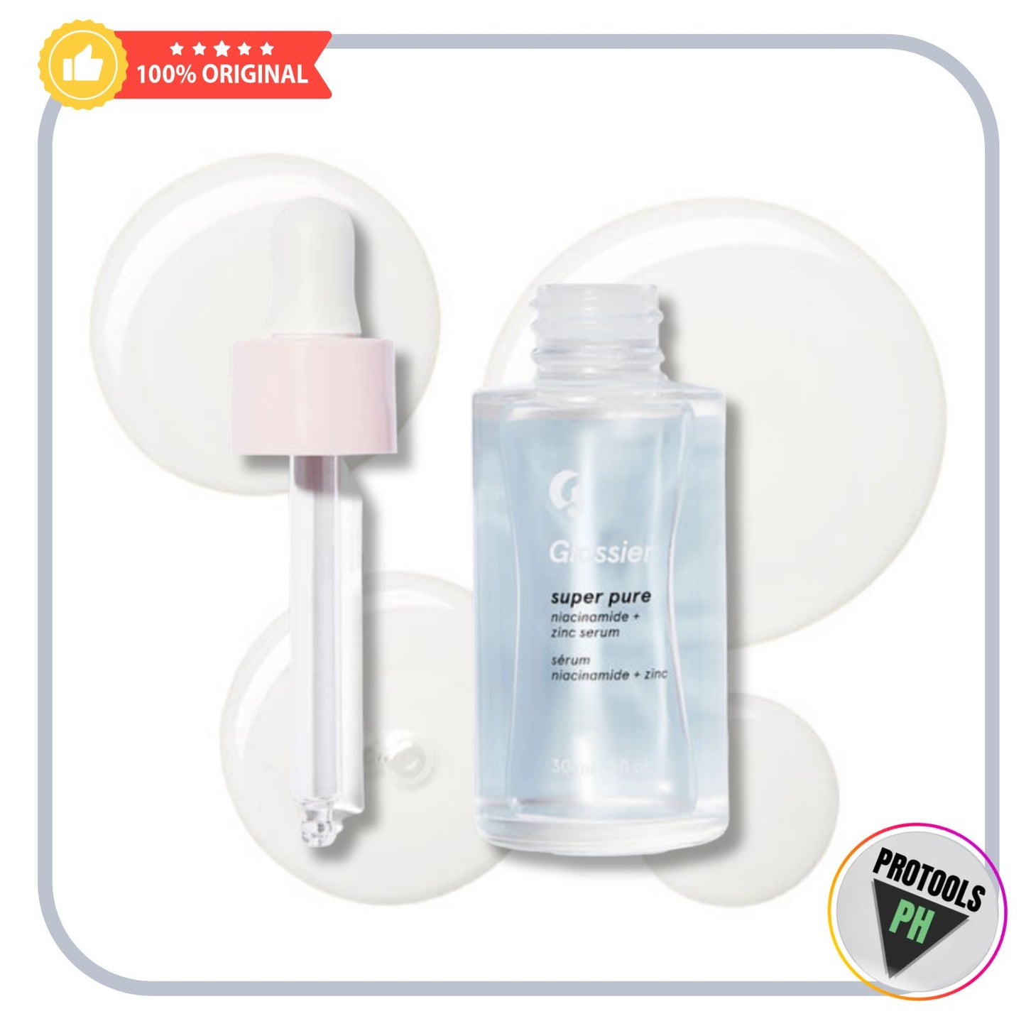 Glossier Super Pure niacinamide + zinc serum • 1 fl oz / 30 ml