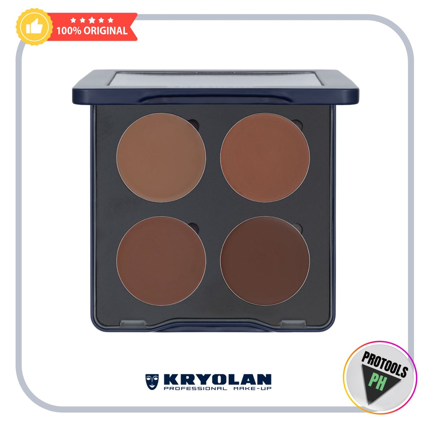 Kryolan Sculpt & Glow Palette 4 Colors