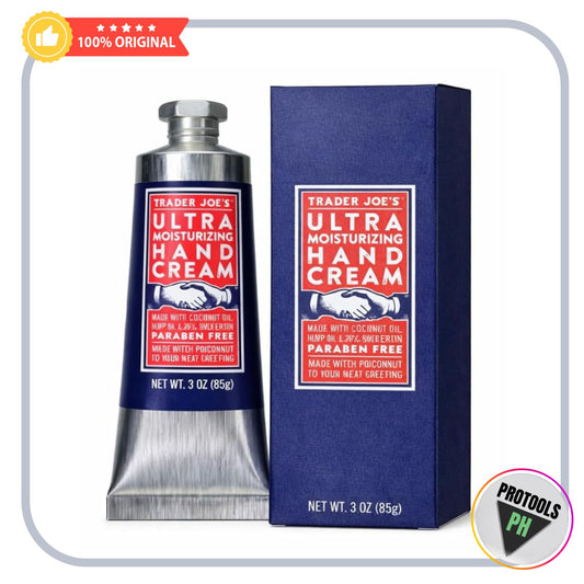 Trader Joe's Ultra Moisturizing Hand Cream with Coconut Oil, Hemp Seed Oil, 20% Shea Butter, Paraben Free, 3 Ounce