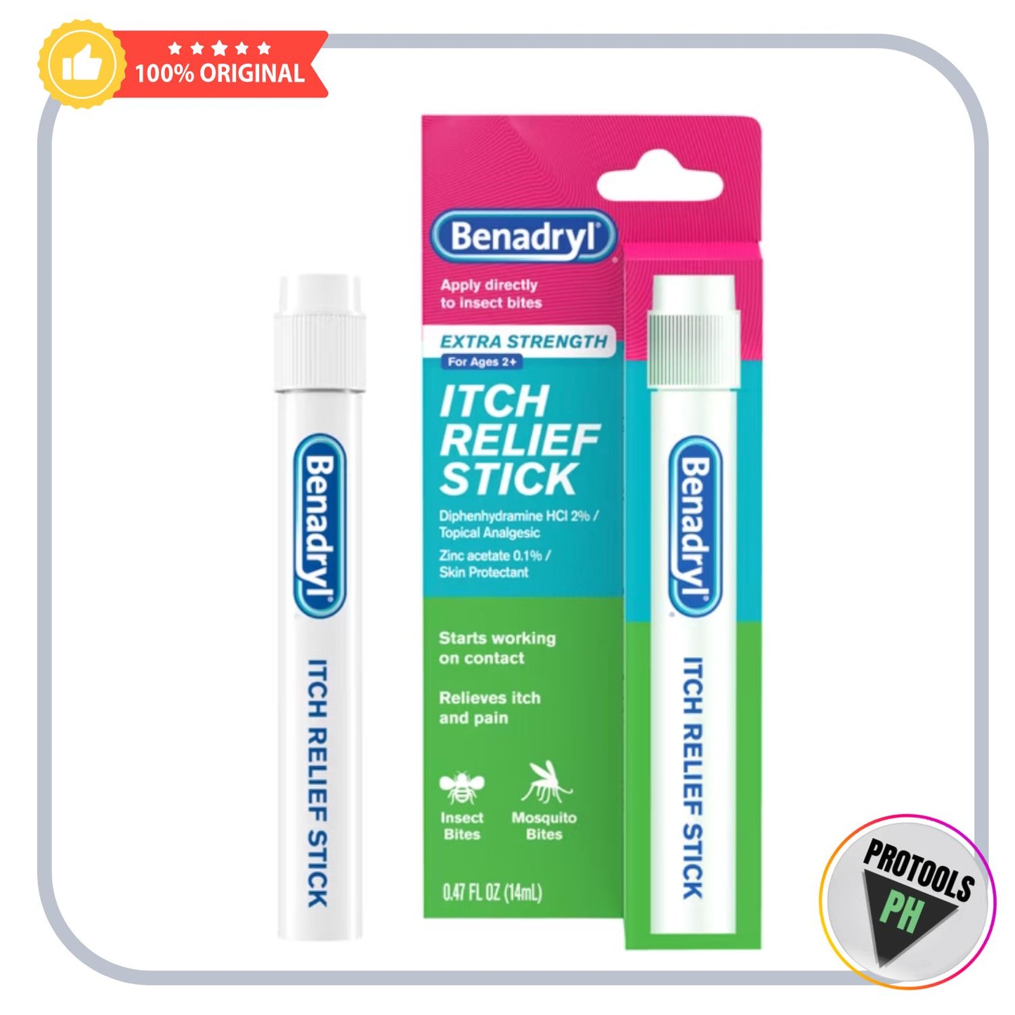 Benadryl Itch Relief Stick - Extra Strength