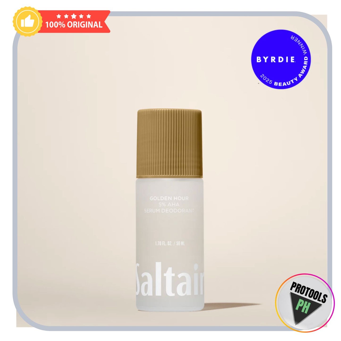 SALTAIR Golden Hour 5% AHA Serum Deodorant