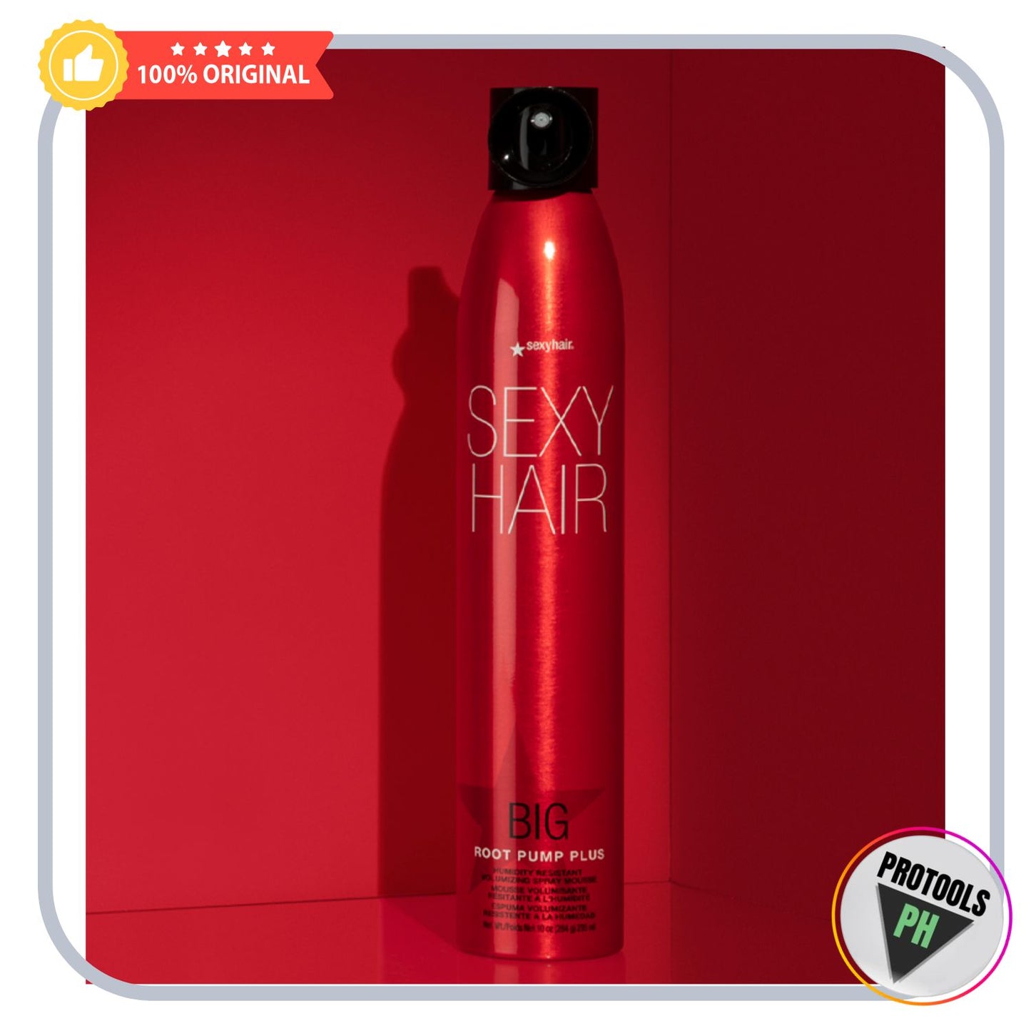 Big SexyHair Root Pump Plus Humidity Resistant Volumizing Spray Mousse -  10 oz /284g