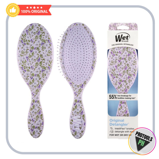 Wet Brush Original Detangler Ditsy Floral Purple Blooms