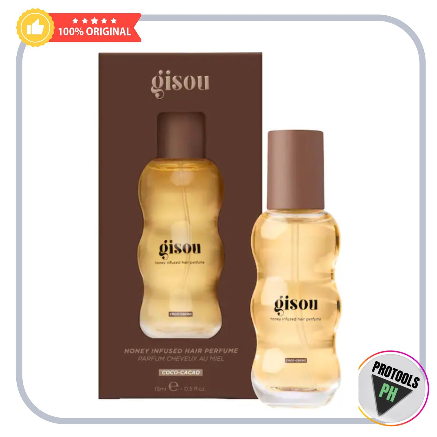 Gisou Mini Honey Infused Coco-Cacao Hair Perfume - 0.5 oz/15 ml