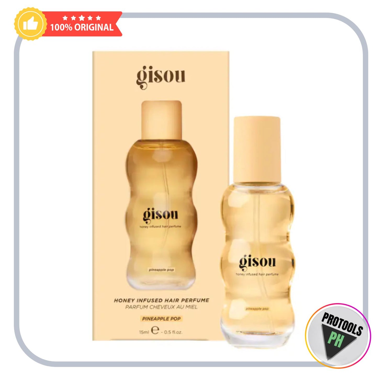 Gisou  Mini Pineapple Honey Infused Hair Perfume - 15 mL
