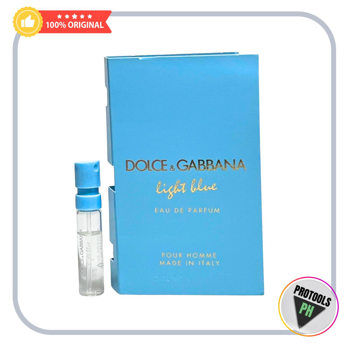 D&G Light Blue eau de toilette pour homme vial