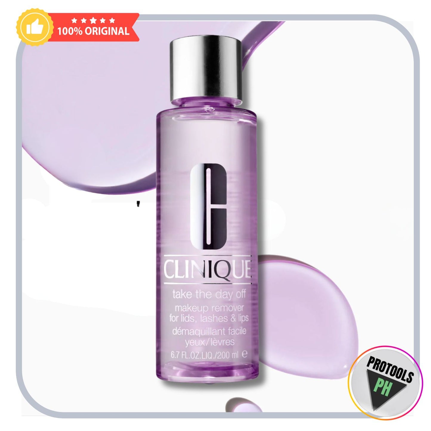 CLINIQUE Take The Day Off Makeup Remover For Lids, Lashes & Lips (BIG SIZE) 200mL