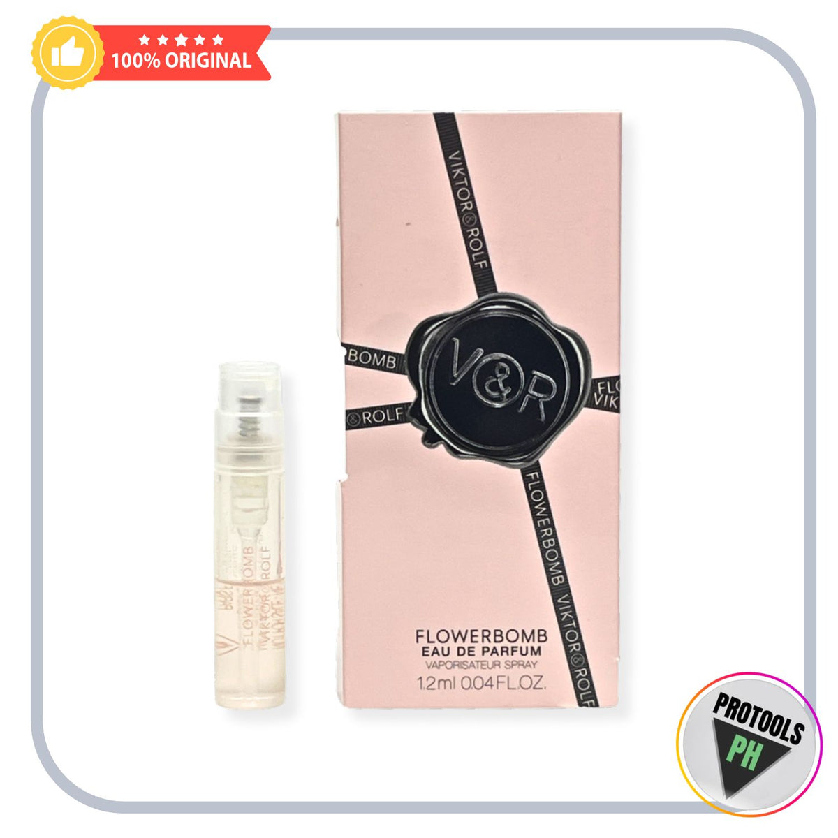 V&F FLOWER BOMB EAU DE PARFUM VIAL - 1.2ml/0.04oz