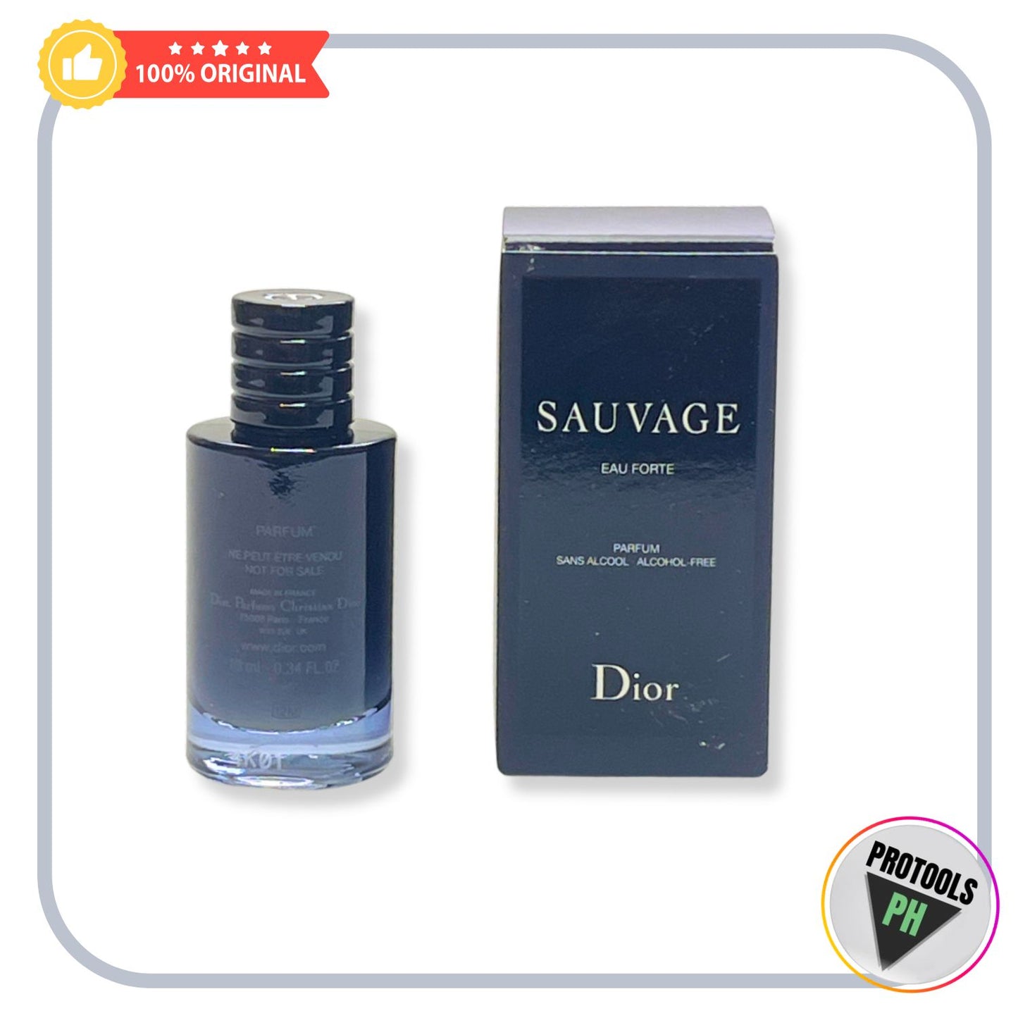 D* SAUVAGE EAU FORTE PARFUM (ALCOHOL FREE) mini - 10ml