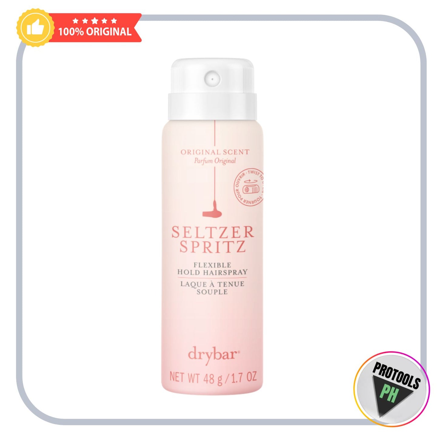 Drybar Seltzer Spritz Flexible Hold Hairspray mini 1.7 oz / 48g