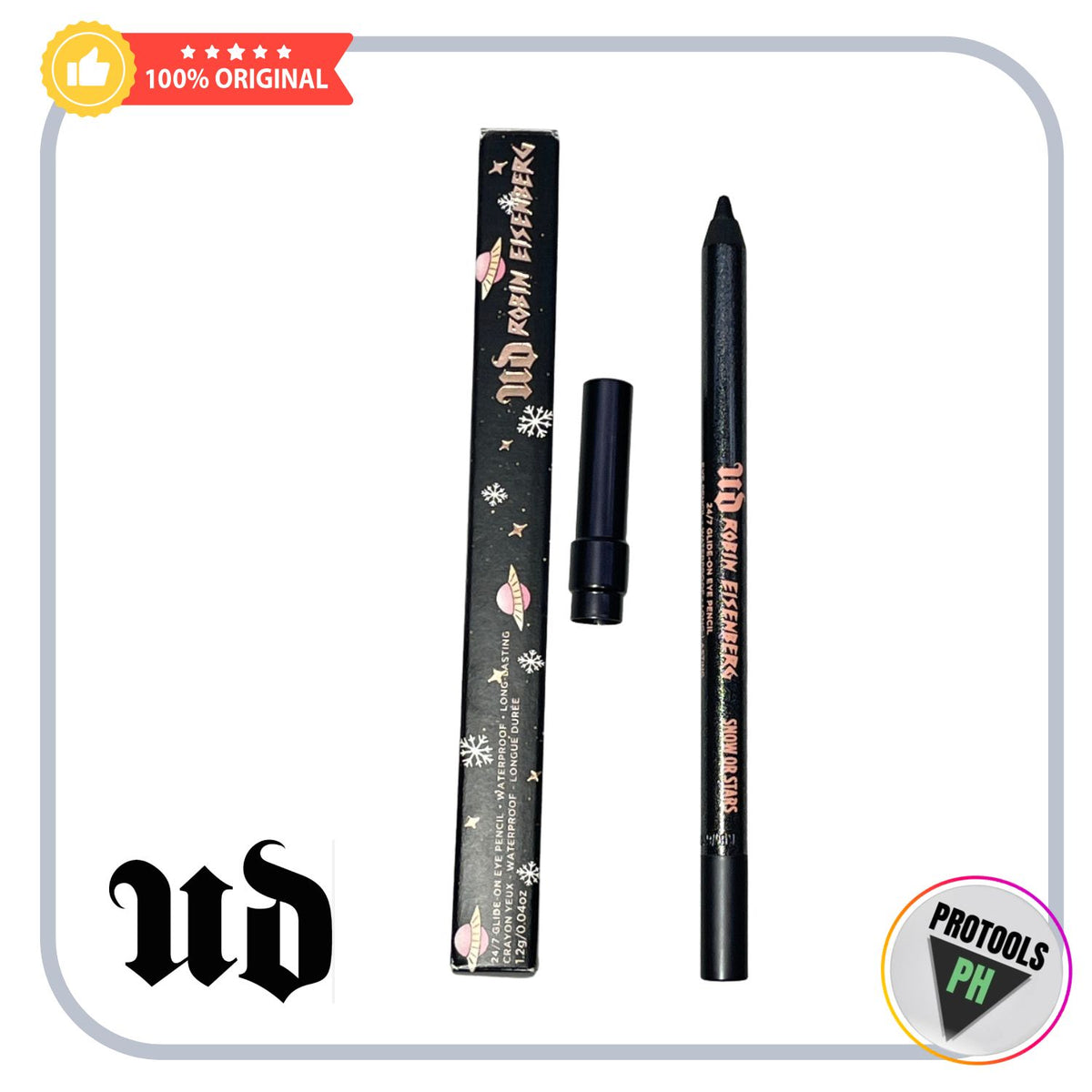 UD  robin eisenberg  24/7 glide on eye pencil  waterproof and longlasting (snow or stars)