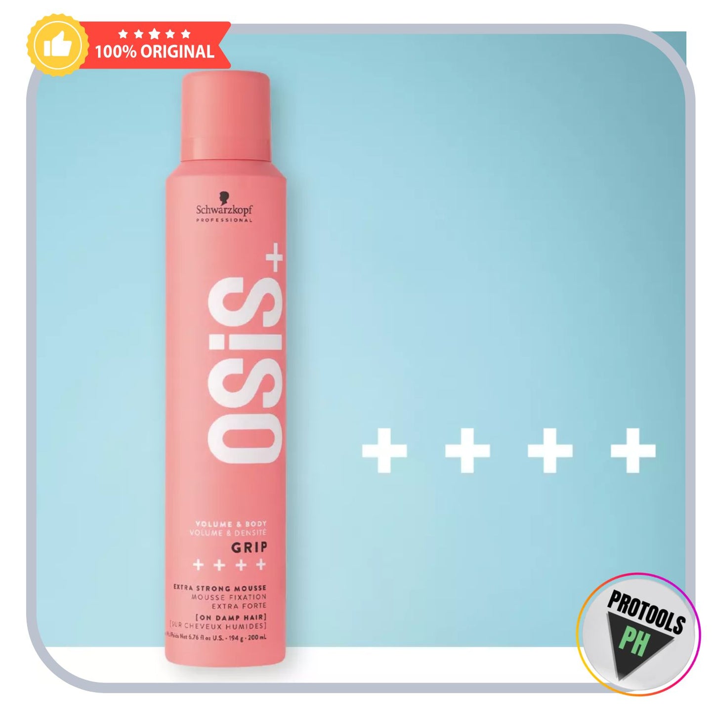 OSiS Grip Extreme Hold Mousse - 6.76 oz / 200ml