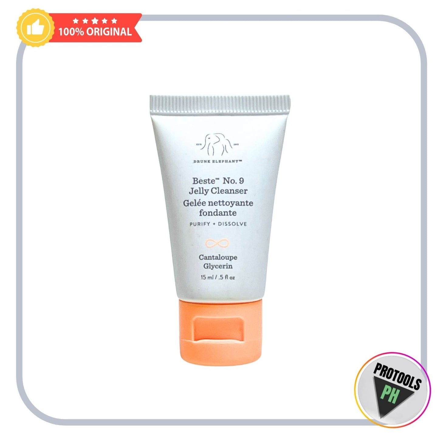BESTE No.9 JELLY CLEANSER  CANTALOUPE GLYCERIN mini 15ml